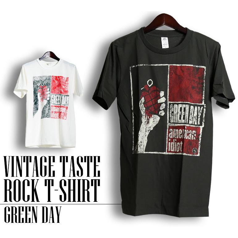 ヴィンテージロックtシャツ バンドtシャツ パンク GREEN DAY グリーン
