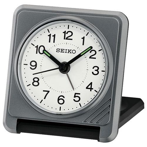 セイコー(SEIKO) QQ638S グレーメタリック塗装 クオーツ目覚まし時計