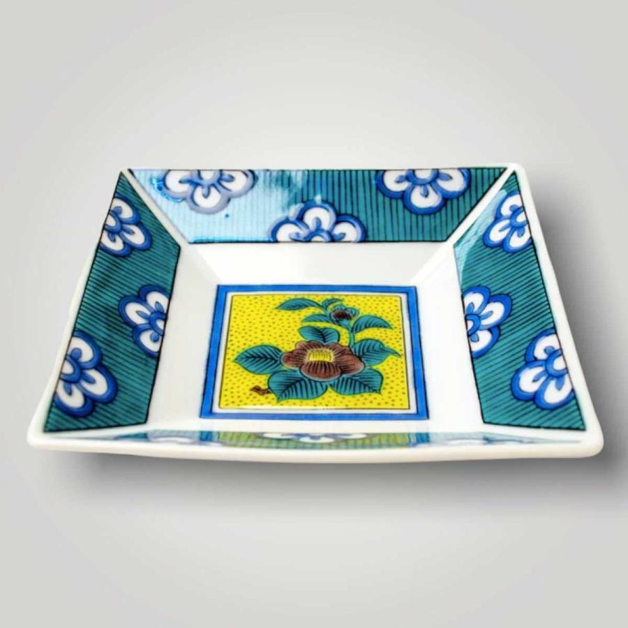 九谷焼 3号角皿 時代画風 角皿 豆皿 5枚セット おしゃれ 食器