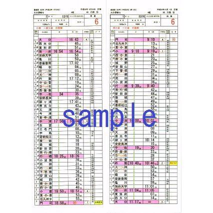 鉄道グッズ 運転士用時刻表（レプリカ） ブルートレイン 「富士