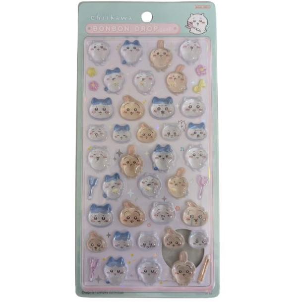 3匹 ちいかわ シール ちいかわ × ハチワレ うさぎ ボンボンドロップ