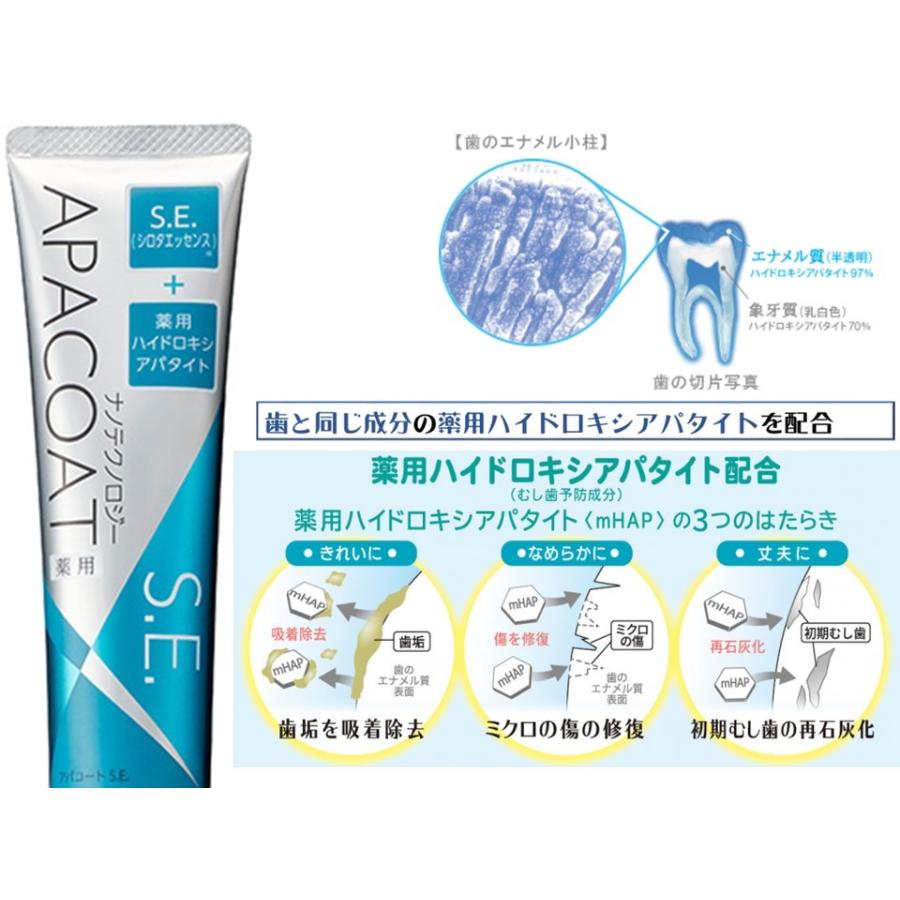 アパコート 薬用アパコート S.E. ナノテクノロジー 120g ヤクルト はみがき アパコート S.E. ナノテクノロジー 120g 虫歯 歯周