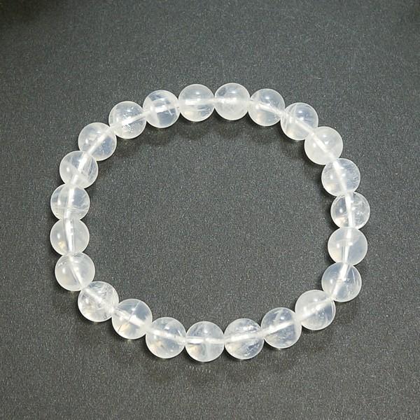 ☆ヒマラヤ水晶 K2産☆ （ムーンクォーツ）8mm ブレスレット