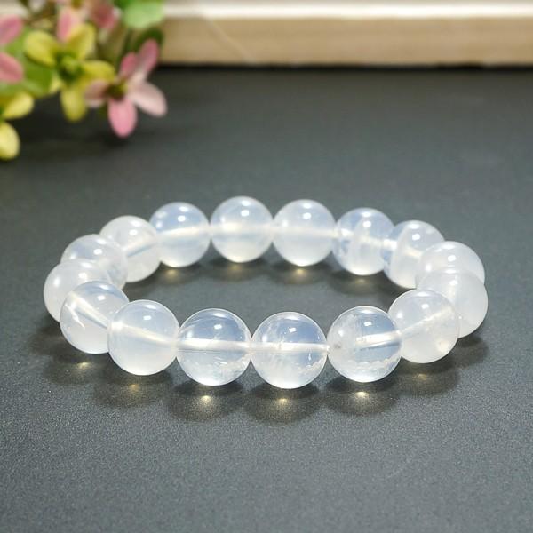 ☆ヒマラヤ水晶 K2産☆ （ムーンクォーツ）12mm ブレスレット