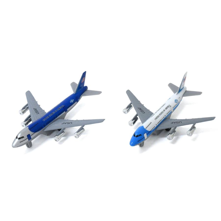 ジャンボジェット 2色アソート 6個入りBOX 航空機 プルバック ミニカー