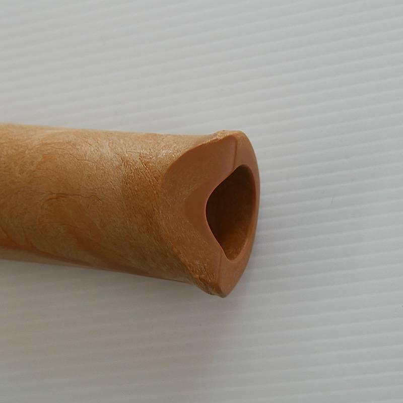 プラスチック尺八 しゃくはち 悠 曲管 節あり 継ぎ手あり 1尺8寸管