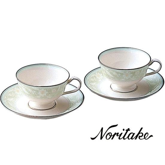 ノリタケ 【ノリタケ】≪フェアモント≫ ティー・コーヒー碗皿ペア