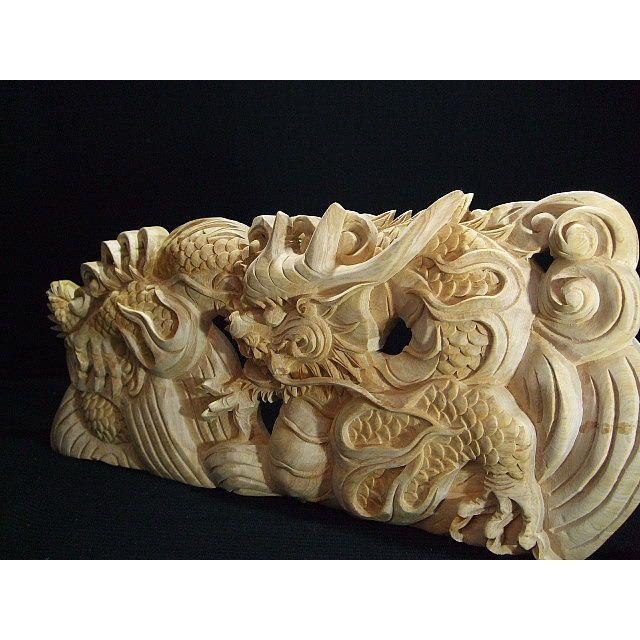 波龍】 社寺仏閣、山車 蟇股彫刻 60cm : 田中ソウケン - 通販