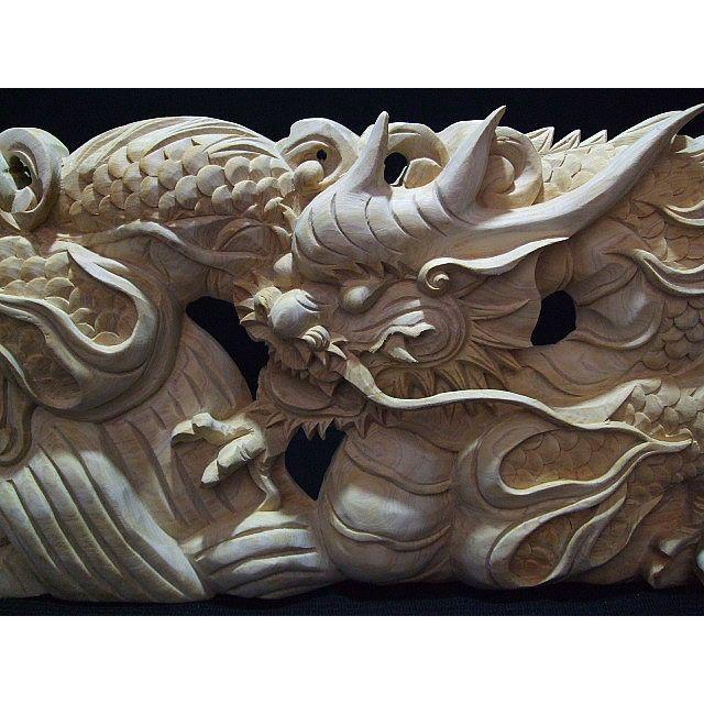 波龍】 社寺仏閣、山車 蟇股彫刻 60cm : 田中ソウケン - 通販
