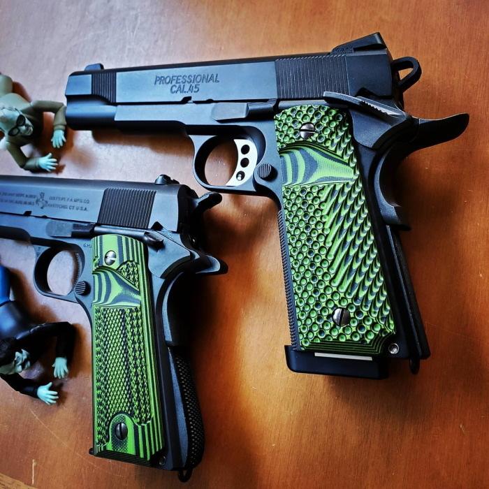 LOKGRIPS 1911フルサイズ用 G10製グリップ Extreme Mg Release