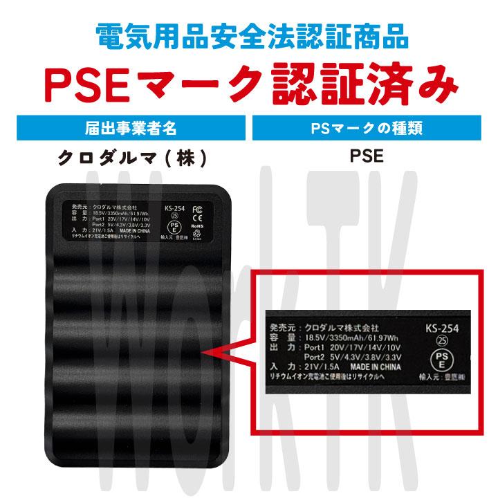 即納在庫有)クロダルマ KS-250 ファンバッテリーフルセット 最大20V
