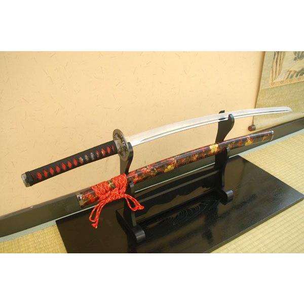 模造刀 戦国武将 前田慶次郎利益拵え 大輪鍔 三本杉 クリーニング