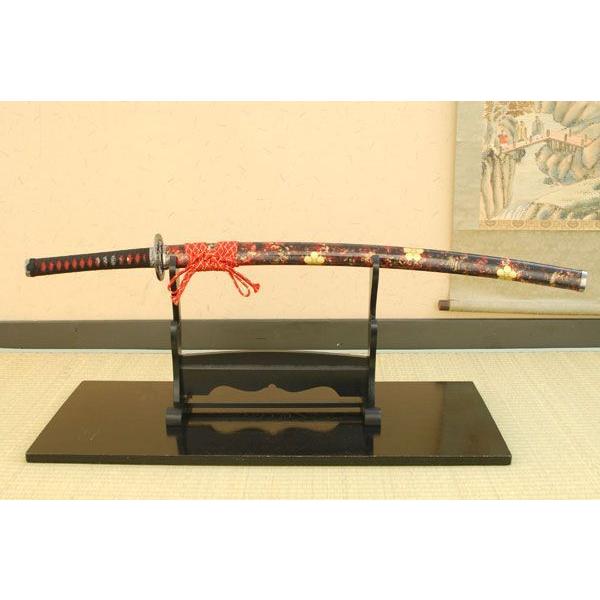 模造刀 戦国武将 前田慶次郎利益拵え 大輪鍔 三本杉 クリーニング