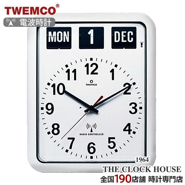 TWEMCO トゥエンコ 電波 掛時計 パタパタ時計 フリップクロック