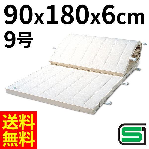体操マット 学校 マット運動 体育用マット 0231T 9号 90×180×厚6 日本
