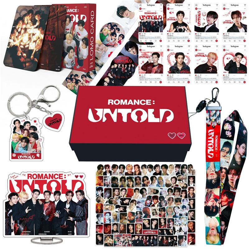 ENHYPENグッズ ギフトボックス フォトカード ROMANCE : UNTOLD テープ