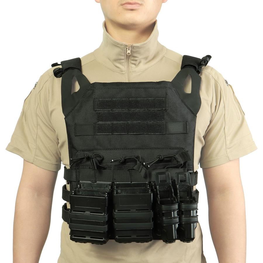 プレートキャリア タクティカルベスト プレキャリ 5.56mm ファスト