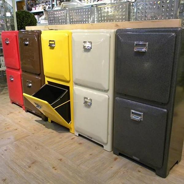 DULTON（ダルトン） ゴミ箱 2段 縦型 2分別 おしゃれ アメリカン