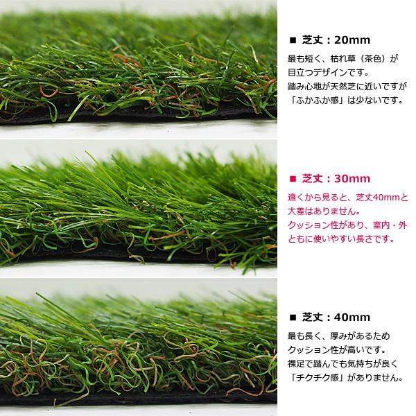 人工芝 ロール 芝丈30mm 幅1m 長さ10m 毛足 短い パイル ポリエチレン