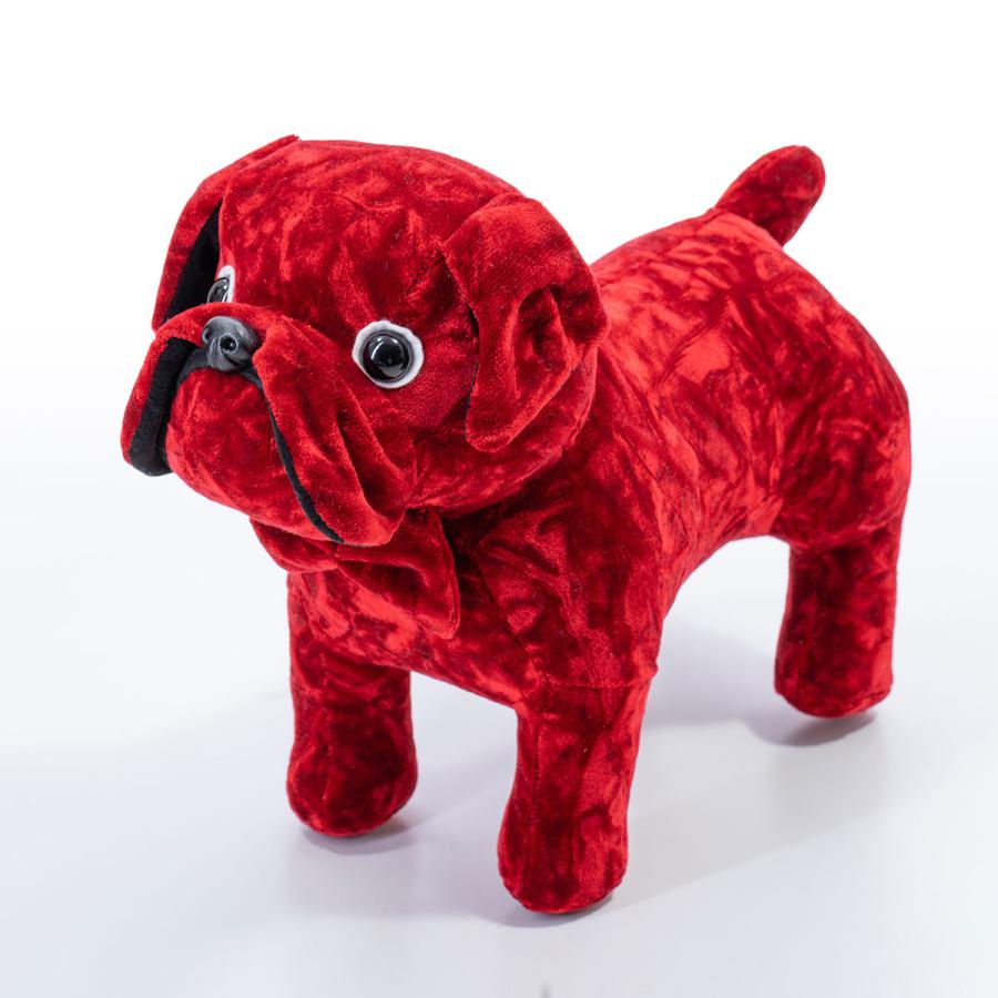 金華山 チンチラ 【ブルドッグ】レッド ぬいぐるみ 300mm×380mm 犬