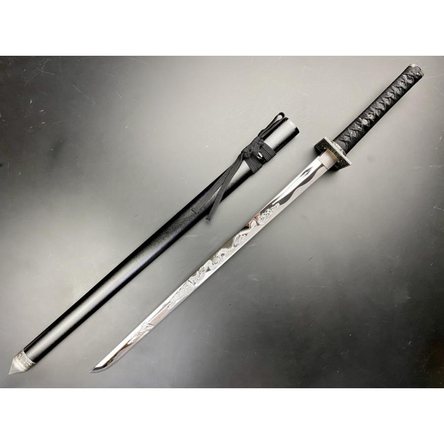 模造刀 忍者刀 大刀 竜刀身 上仕上げ SW-1300L-DR : 岐阜関刃物工房V