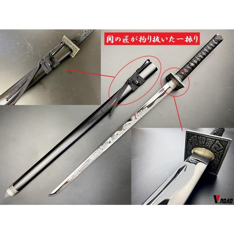 模造刀 忍者刀 大刀 竜刀身 上仕上げ SW-1300L-DR : 岐阜関刃物工房V