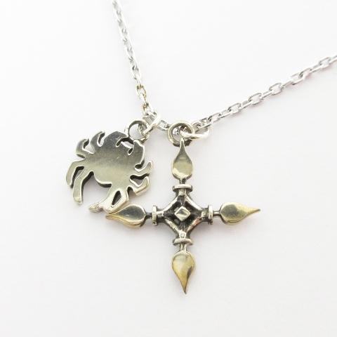 美品 HUNTER×HUNTER 冨樫義博展 PUZZLE クロロ モチーフネックレス