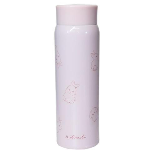 保温保冷水筒 ステンレスボトル 480ml ミリミリ ウサギ 新入学