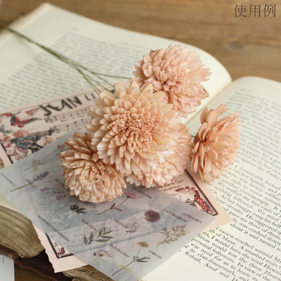 ハンドメイドフラワー 花材 即日出荷 ソーラーダリア・ワイヤー 6cm
