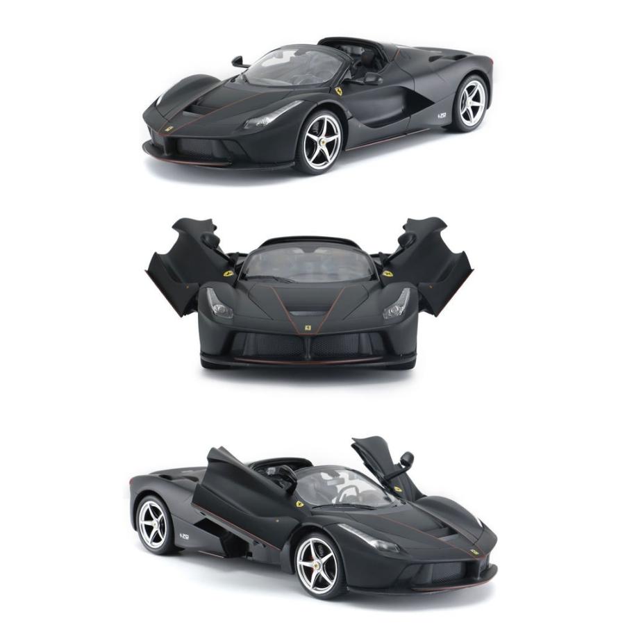 送料無料 RASTAR ラジコンカー 1/14 ラ フェラーリ アペルタ ブラック