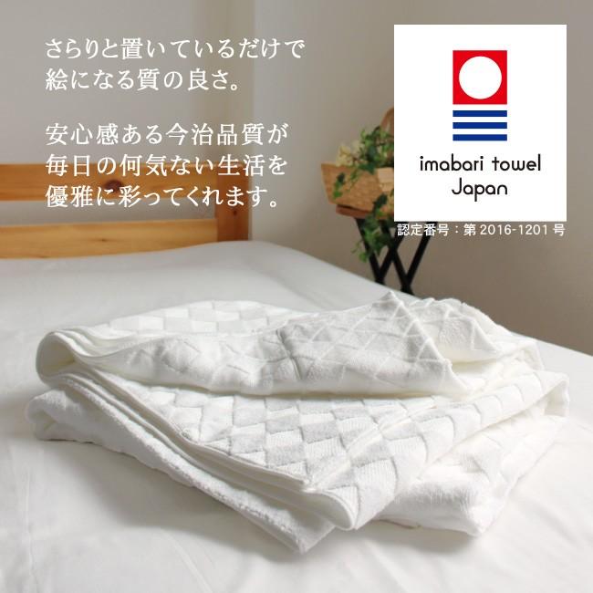 今治タオル（imabari towel） タオルケット 今治 日本製 シングル 白