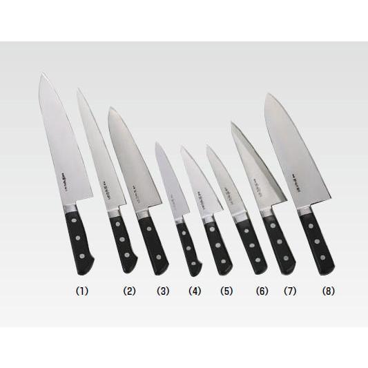 堺孝行 日本鋼（ツバ付）（4）ペティナイフ 120mm（15002） : 厨房用品