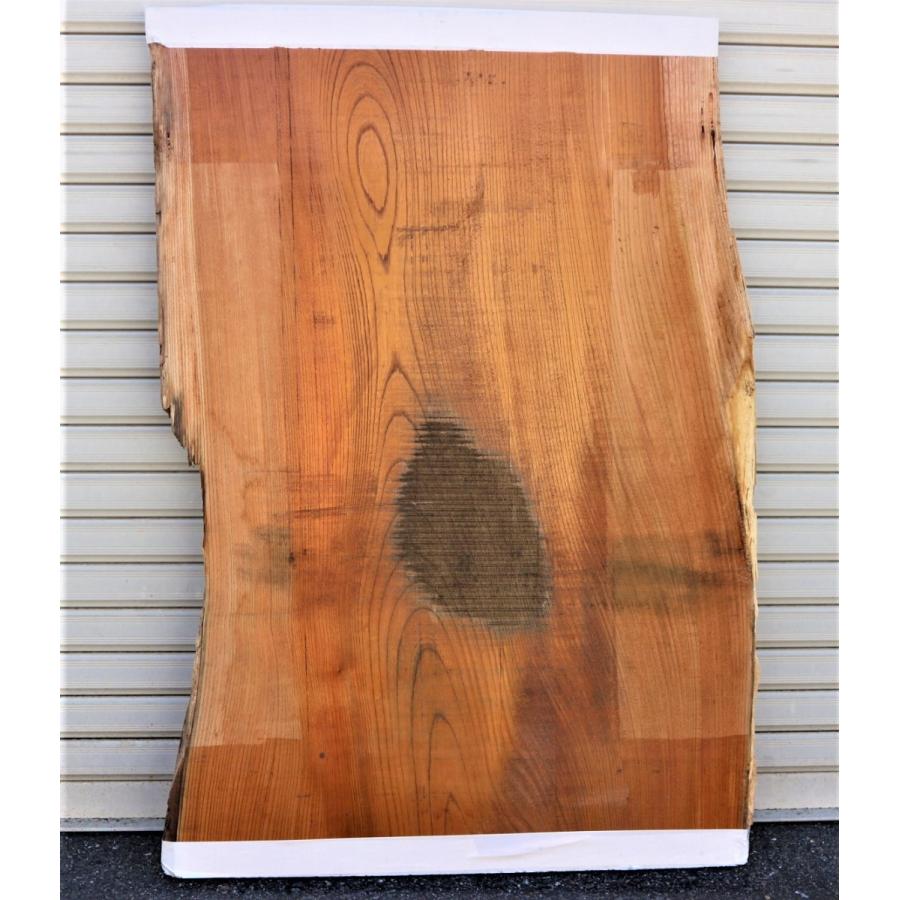 欅 ケヤキ板（2702）1140×630〜790×48 無垢板 両耳付き 幅広 □激安品