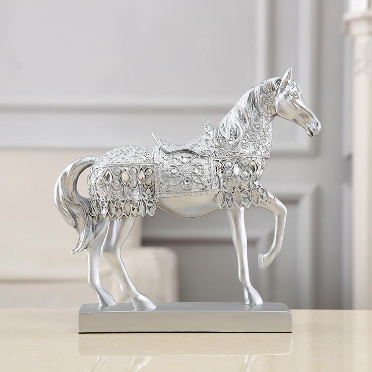 並行輸入品】 豪華 極希少 アンティーク 馬 置物 レトロ オブジェ 工芸