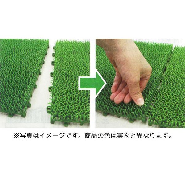 山崎産業 人工芝 コンドル 若草ユニット 30×30cm グレー E-V