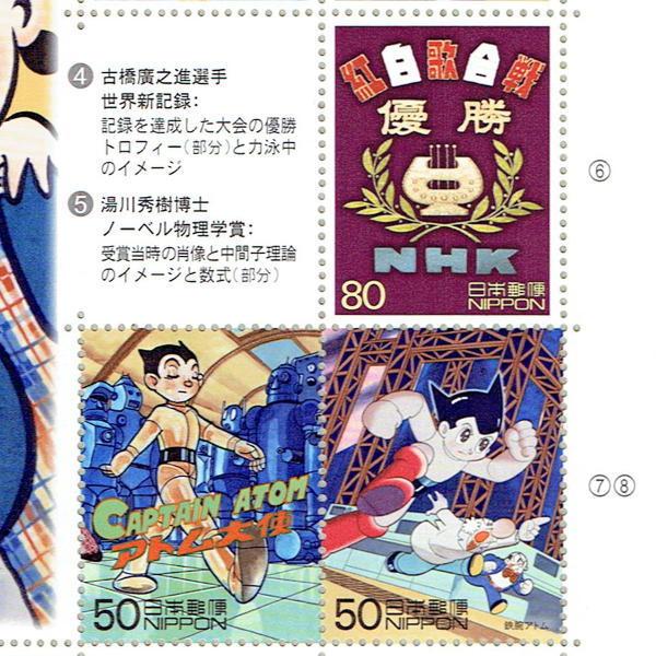 20世紀デザイン切手 第10集 80円・50円 10種シート 平成12年(2000