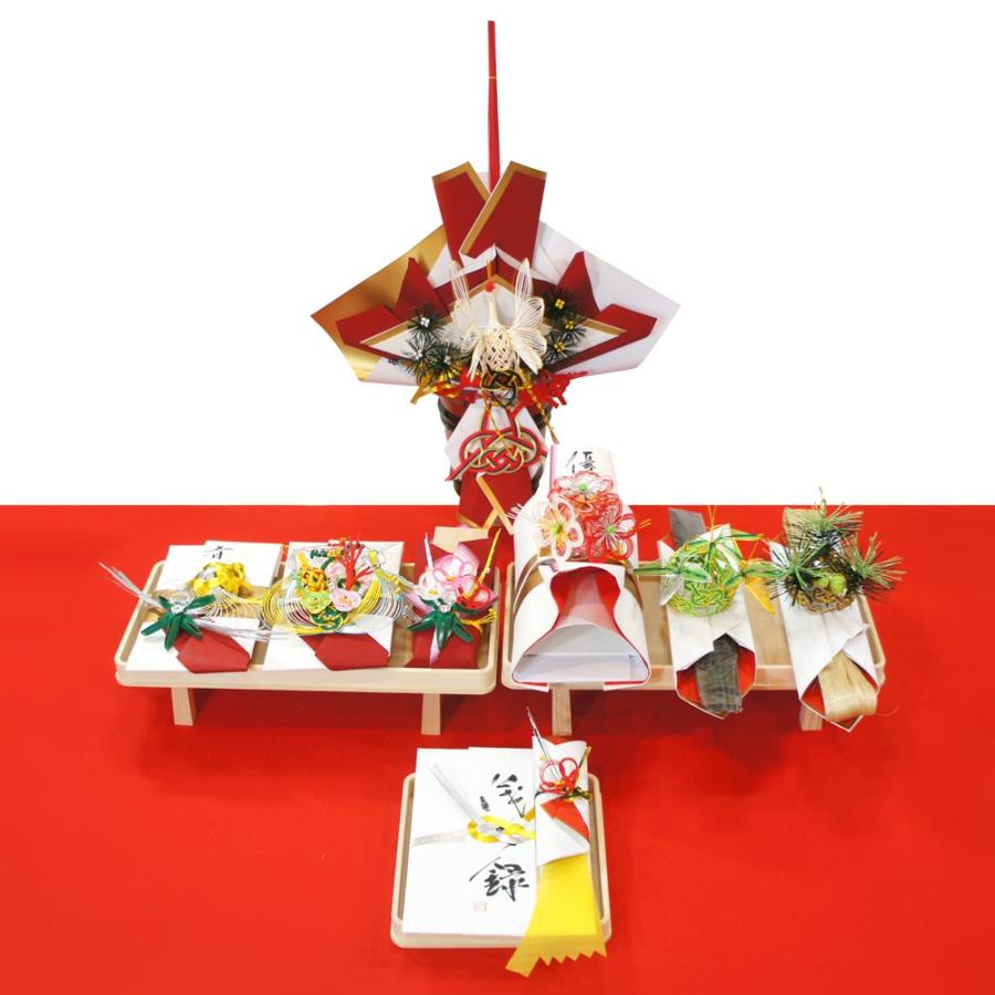 結納品セット 7品 結納後に松竹梅の水引飾りを飾れる結納品（酒代含む