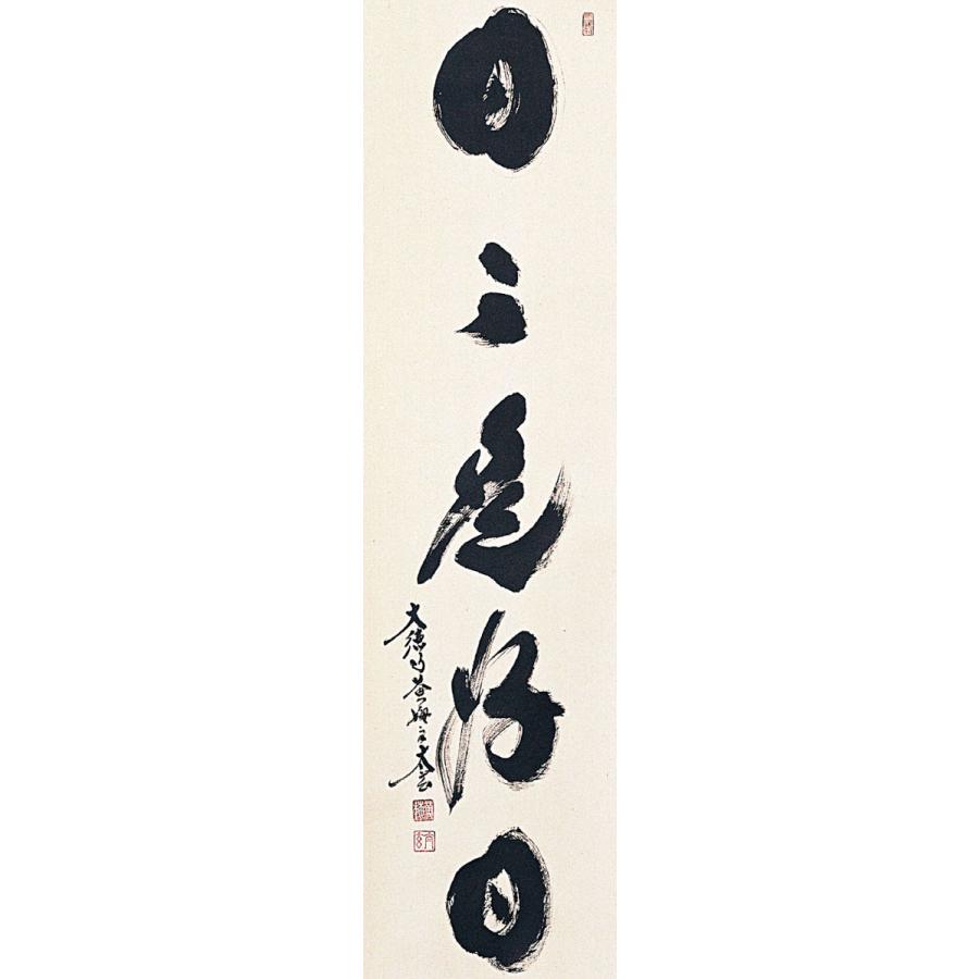 掛軸 (掛け軸) 茶掛け 日々是好日 小林太玄 尺幅立 約横30cm×縦185cm