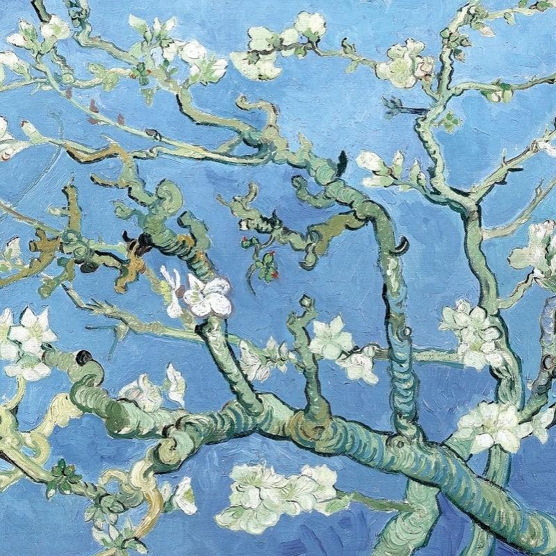 額絵 ゴッホ 花咲くアーモンドの木の枝 F4 [G4-BM054-F4]【代引き不可