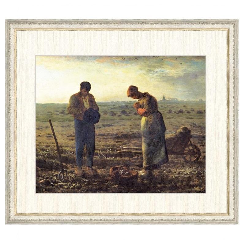世界の名画 ジャン＝フランソワ・ミレー 晩鐘 F8 [g4-bm104-F8] : 人形