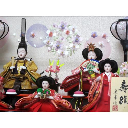 新品 雛人形ケース飾り 間口52cm 五人ケース飾り YN1504HC ひな人形