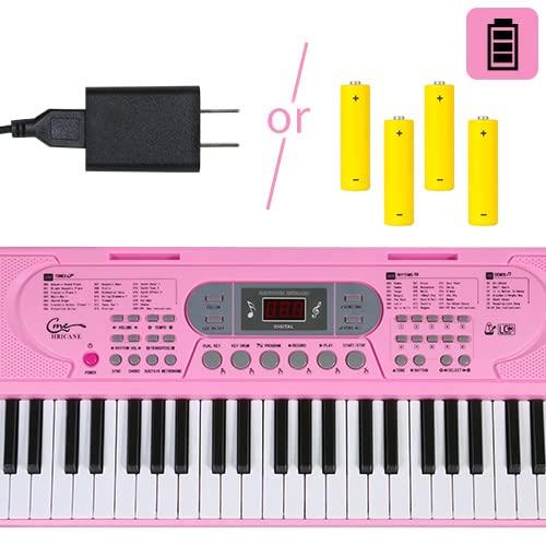 Hricane キーボード ピアノ 電子ピアノ 61鍵盤 200種類音色 200種類