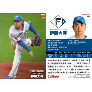 カルビー 2024プロ野球チップス第2弾 S-48 山崎福也(日本ハム) スター