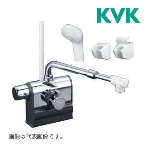 KVK KVK KM3008L デッキ形サーモスタット式混合栓 左ハンドル仕様 可変