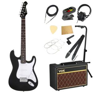 エレキギター 入門セット レジェンド LST-Z B/BK VOXアンプ付き 11点