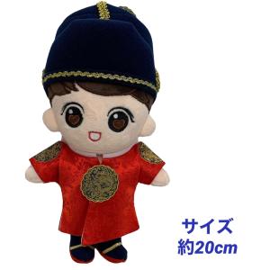 キャラクタードール チチャンウク似 着せ替え ぬいぐるみ 15cm 人形 韓