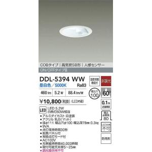 大光電機 DDL-6259YW 人感センサー付ダウンライト マルチタイプ・準