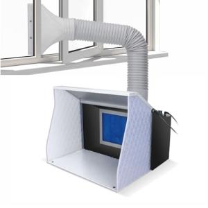urlife 塗装ブース スプレーブース 2基ファン 小型コンパクト 風量無