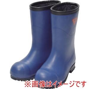 冷蔵庫用安全長靴 シバタ工業 セーフティベアー#1001 白熊 ネイビー