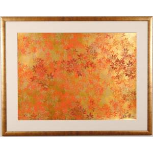 上村松園 「 御ひな之図 」 彩美版 額装 版画 日本画 絵画 おひなさま